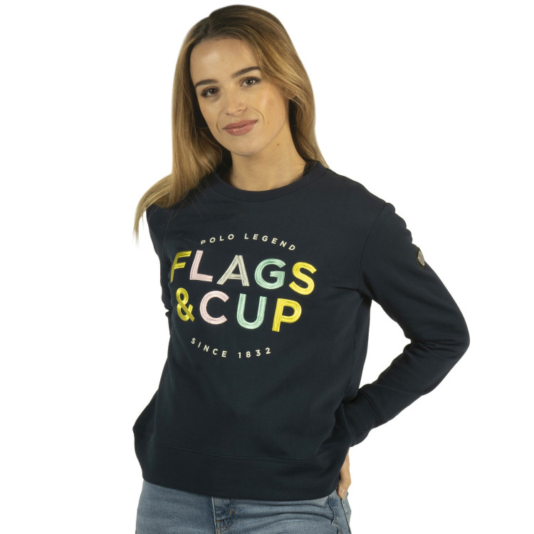 Felpa da donna Veria Flags & Cup