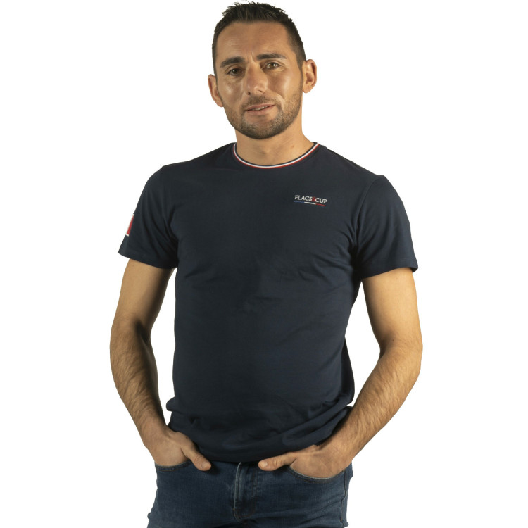 T-shirt uomo France Collezione Flags & Cup