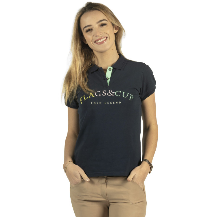 Polo donna Kalamata Flags & Cup