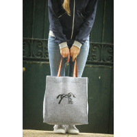 Borsa Pénélope Feltro Grigio / nero