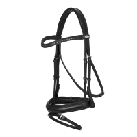 Briglia da dressage LeMieux Arika Nero / argento