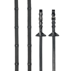 Redini in gomma morbida con fermagli LeMieux Nero / argento