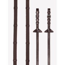 Redini in gomma morbida con fermagli LeMieux Havana / argento modello antico