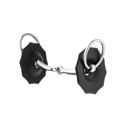 Rondelle para imboccatura in gomma sagomata LeMieux Nero