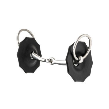 Rondelle para imboccatura in gomma sagomata LeMieux Nero