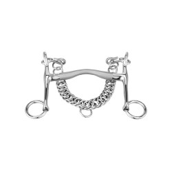 Morso da filetto Sprenger Satinox con branche corte 5 cm Morso da filetto Sprenger Satinox con branche corte 5 cm