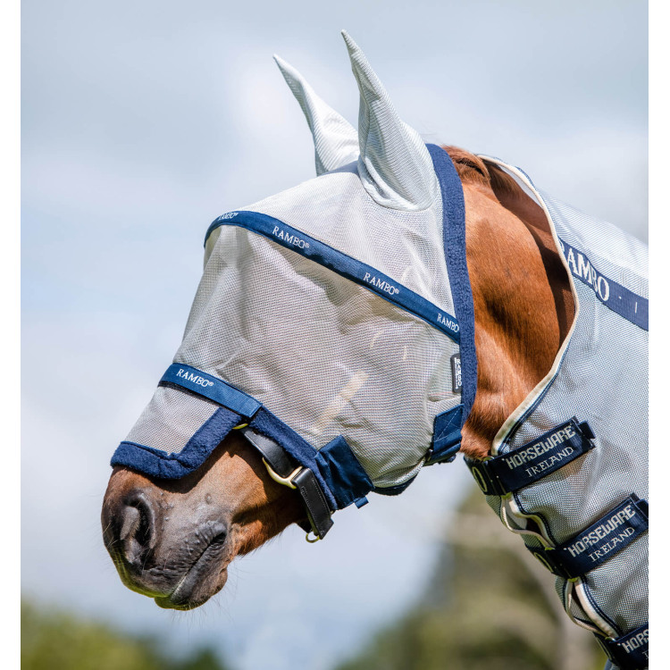 Maschera antimosche Horseware Rambo Plus