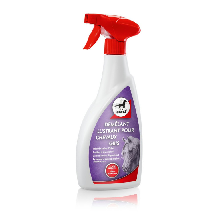Spray districante Leovet per cavalli grigi