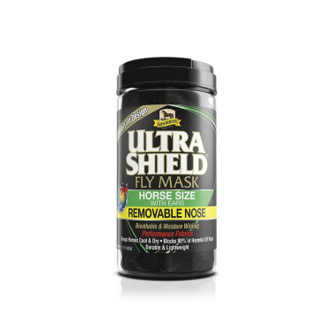 Maschera anti-mosche con orecchie e protezione per il naso Absorbine Ultrashield Maschera anti-mosche con orecchie e protezione per il naso Absorbine Ultrashield