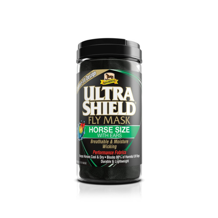Maschera anti-mosche con orecchie Absorbine Ultrashield Maschera anti-mosche con orecchie Absorbine Ultrashield