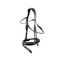 Briglia anatomica Horze Lockhart Nero Briglia anatomica Horze Lockhart Nero