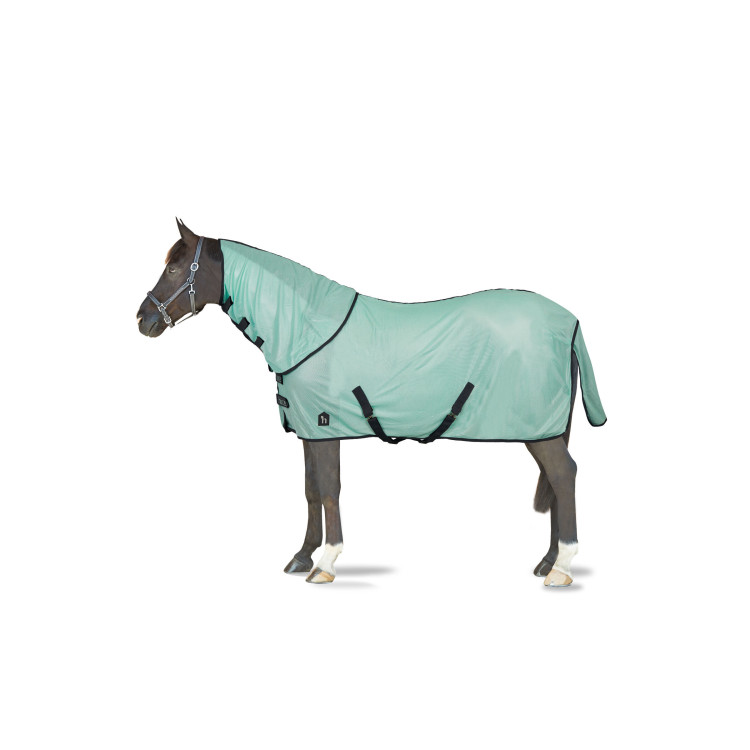 Coperta anti-mosche Horze Paso Fino con collo amovibile e protezione UV Coperta anti-mosche Horze Paso Fino con collo amovibile e protezione UV