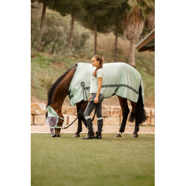 Coperta antimosche Horze Paso Fino con protezione UV Ruscello verde