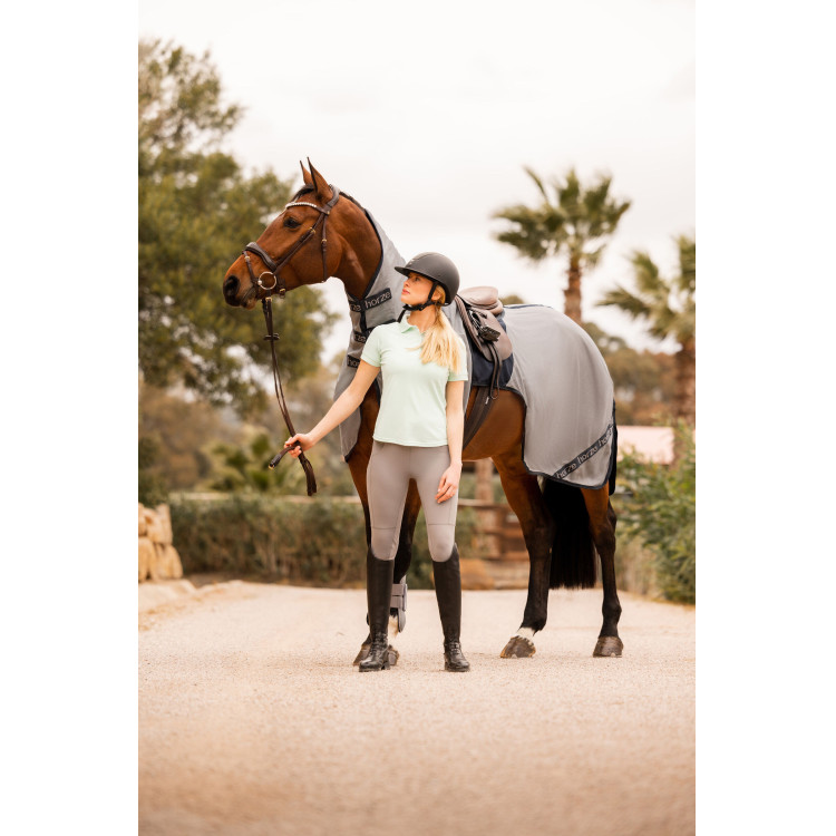 Coperta anti-mosche per equitazione Horze Paso Fino con collo rimovibile e protezione UV Coperta anti-mosche per equitazione Horze Paso Fino con collo rimovibile e protezione UV