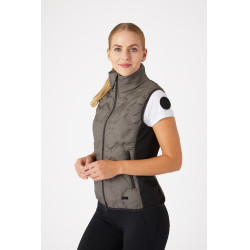 Gilet da equitazione senza maniche da donna Horze Shelly Marrone morel