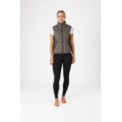 Gilet da equitazione senza maniche da donna Horze Shelly Marrone morel