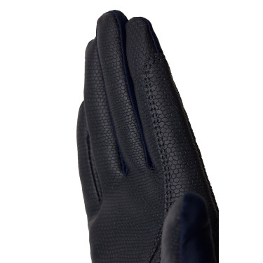 Guanti da equitazione B Vertigo Laia da donna con logo stampato Blu marino scuro Guanti da equitazione B Vertigo Laia da donna con logo stampato Blu marino scuro