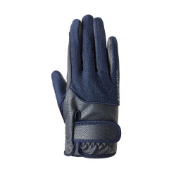 Guanti da equitazione estivi da donna B Vertigo Carla Mesh Blu marino scuro