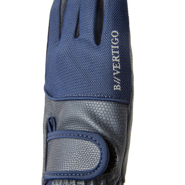 Guanti da equitazione estivi da donna B Vertigo Carla Mesh Blu marino scuro