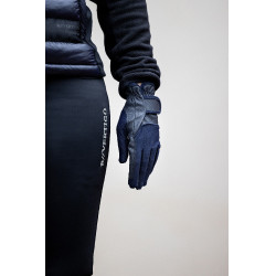 Guanti da equitazione estivi da donna B Vertigo Carla Mesh Blu marino scuro