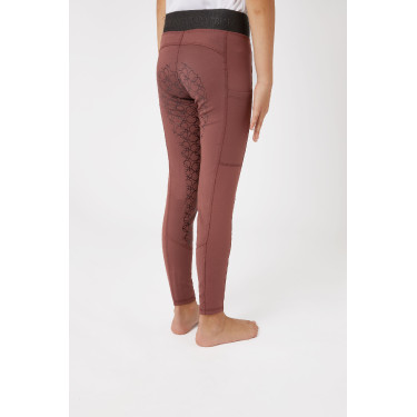 Leggings da equitazione in silicone Horze Leighton da ragazza con fondo integrale e fodera calda Leggings da equitazione in silicone Horze Leighton da ragazza con fondo integrale e fodera calda