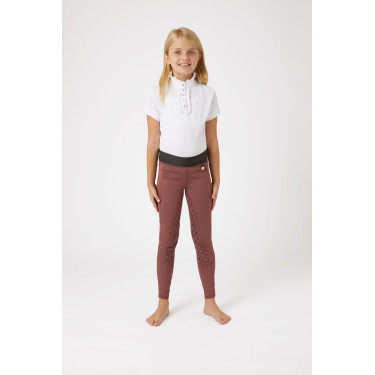 Leggings da equitazione in silicone Horze Leighton da ragazza con fondo integrale e fodera calda Leggings da equitazione in silicone Horze Leighton da ragazza con fondo integrale e fodera calda