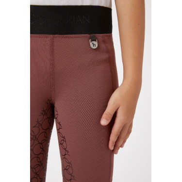 Leggings da equitazione in silicone Horze Leighton da ragazza con fondo integrale e fodera calda Leggings da equitazione in silicone Horze Leighton da ragazza con fondo integrale e fodera calda