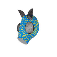 Maschera anti-mosche Horze elastica da infilare Giallo banana Maschera anti-mosche Horze elastica da infilare Giallo banana