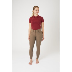 Pantaloni da equitazione con grip Horze Grand Prix Pro da donna Marrone grigio ferro Pantaloni da equitazione con grip Horze Grand Prix Pro da donna Marrone grigio ferro
