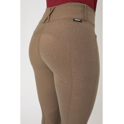 Pantaloni da equitazione con grip Horze Grand Prix Pro da donna Marrone grigio ferro Pantaloni da equitazione con grip Horze Grand Prix Pro da donna Marrone grigio ferro
