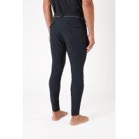 Pantaloni da equitazione uomo con grip integrale B Vertigo Damien Grigio antracite scuro