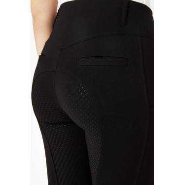 Pantaloni con grip integrale per tutte le stagioni Horze Mira Nero