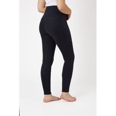 Pantaloni con grip integrale per tutte le stagioni Horze Mira Blu marino scuro