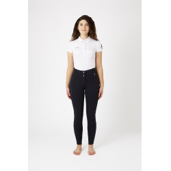 Pantaloni con grip integrale per tutte le stagioni Horze Mira Blu marino scuro