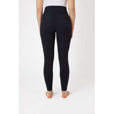 Pantaloni con grip integrale per tutte le stagioni Horze Mira Blu marino scuro
