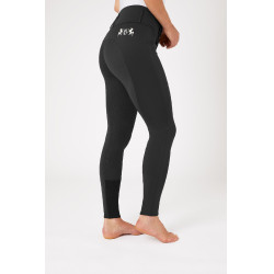 Pantaloni da equitazione a grip integrale Meghan B Vertigo a vita alta donna Nero