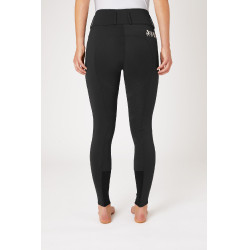 Pantaloni da equitazione a grip integrale Meghan B Vertigo a vita alta donna Nero