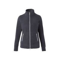 Giacca da equitazione in pile da donna Horze Ellie Blu marino scuro