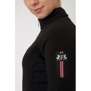 Giacca da equitazione in pile elasticizzato B Vertigo Cleo da donna Nero