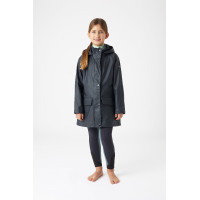 Giacca impermeabile da bambino Horze Clara Blu marino scuro Giacca impermeabile da bambino Horze Clara Blu marino scuro