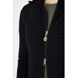 Giacca in pile da donna B Vertigo Darcey Grigio antracite scuro