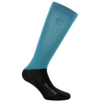 Calzini Equithème Compet Ti amo Turchese / nero Blu Calzini Equithème Compet Ti amo Turchese / nero Blu