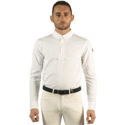 Polo homme Bankso manches longues Flags & Cup Bleu marine