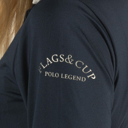 Polo Kavala donna maniche lunghe Flags & Cup Polo Kavala donna maniche lunghe Flags & Cup