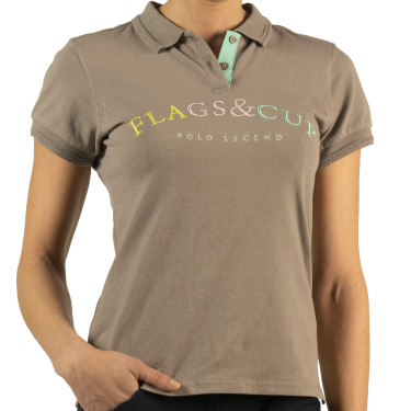 Polo enfant Kalamata Flags & Cup Bleu marine