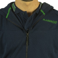 Felpa con zip per bambini Mako Flags & Cup Blu navy