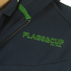 Felpa con zip per bambini Mako Flags & Cup Felpa con zip per bambini Mako Flags & Cup