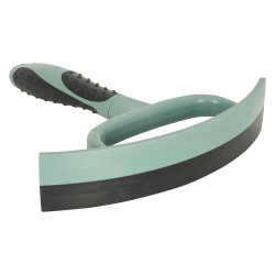 Coltello per il sudore Mezzo tondo plastica Imperial Riding Grippy Verde salvia Coltello per il sudore Mezzo tondo plastica Imperial Riding Grippy Verde salvia