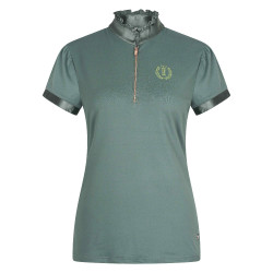 Polo Imperial Riding Anna Salvia nera Verde Polo Imperial Riding Anna Salvia nera Verde
