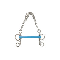 Morso pelham Metalab Flexi diritto con aste corte Blu